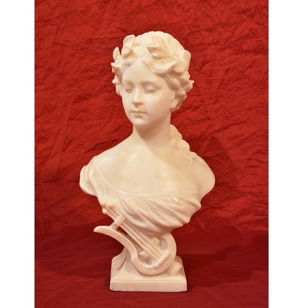 STAL53 antique sculptures alabaster antique statues woman allegory of music-min.jpg